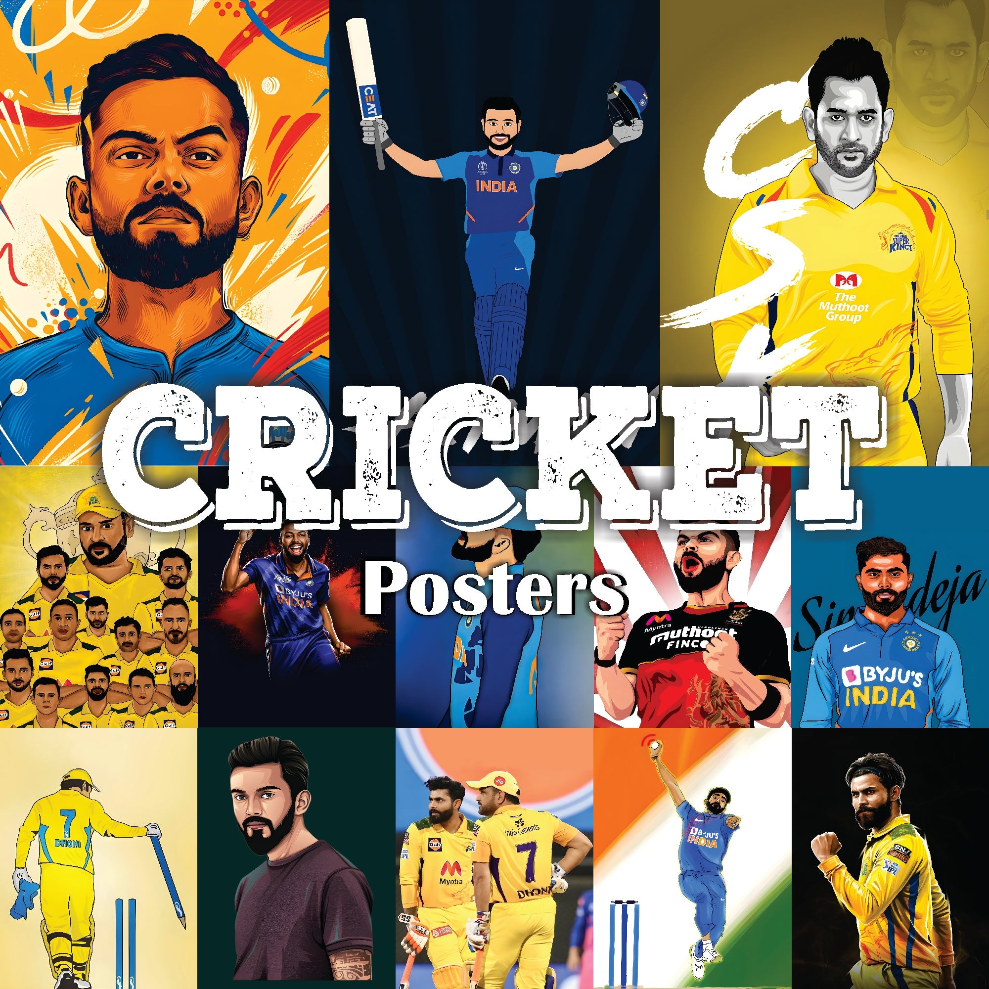 Cricketers Posters