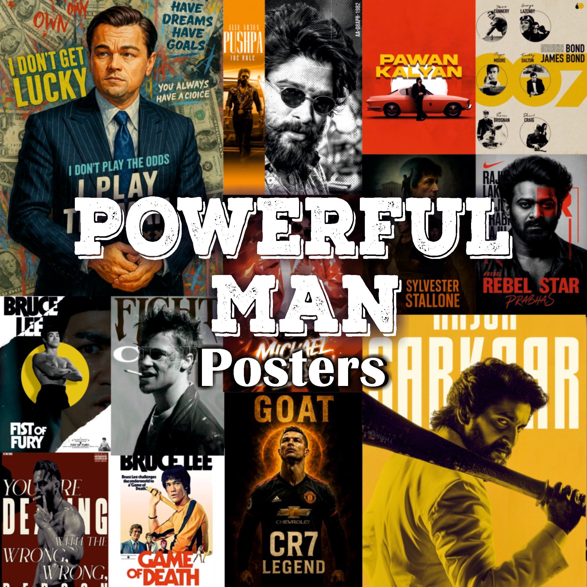 Power-Full-Man-wall-posters-India