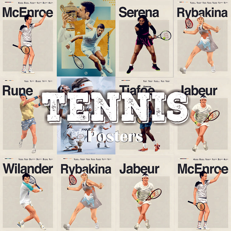 Tennis Champions Posters