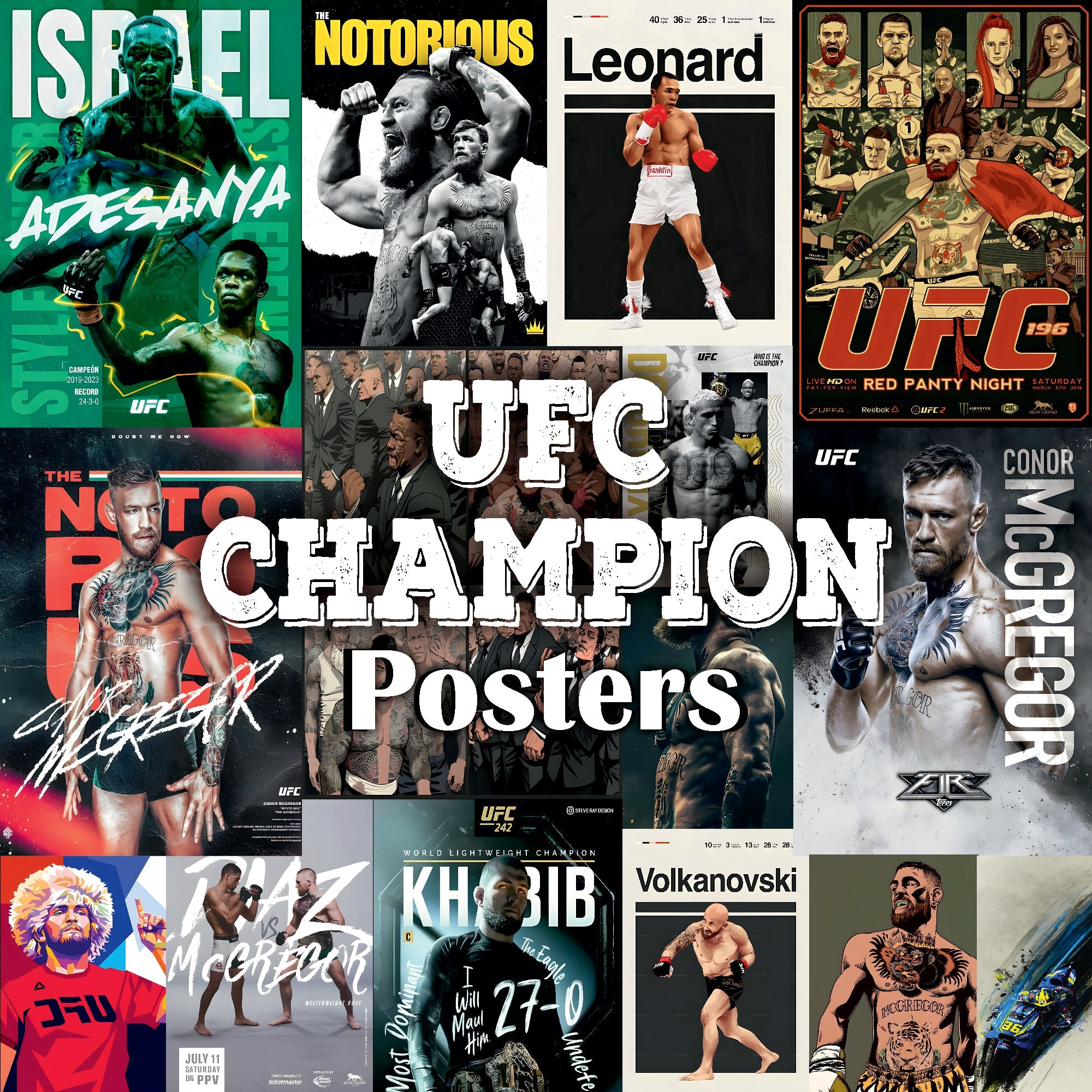 UFC-Champions-wall-posters-India