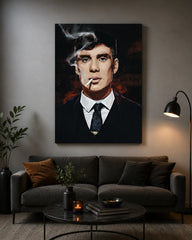 The Gentleman – Vintage Gangster Portrait Wall Poster | Classic Mafia Style Art for Men Room Decor