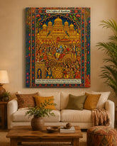 0024_The_Lights_of_Ayodhya_Canvas_Wall_Poster_Lord_Rama_Return_to_Ayodhya_Artwork