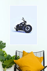 Harley-Davidson V-Rod Premium Paper Poster | Minimalist Cruiser Motorcycle Wall Art ( Bike Poster)