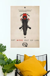 Royal Enfield Interceptor 650 Minimalist Motorcycle Poster | Vintage Bike Wall Art ( Bike Poster)