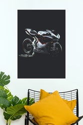 MV Agusta F4 RR Superbike Wall Poster | Premium Matte Paper Print | Motorcycle Wall Art(Bike Poster)