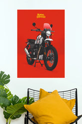Royal Enfield Himalayan 450 Adventure Poster | Premium Motorcycle Wall Art Print ( BIKE Poster )