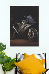 Yamaha YZF-R1 Black Edition Sport Bike Poster | Premium Superbike Wall Artbike Poster