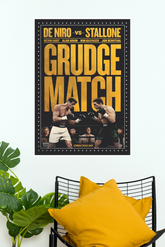 Grudge Match Movie Poster | Vintage Boxing Film Wall Art | Classic Sports Cinema Print | Boxing DecorBoxing Poster
