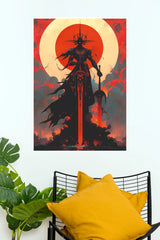 Hellspawn Dark Fantasy Wall Poster | Demon Warrior Anime Art Print | Premium Paper Poster (Darkness poster)