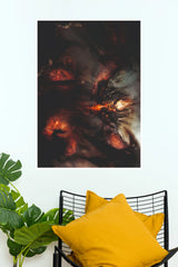 Shadow Fiend Dota 2 Poster | Dark Fantasy Gaming Wall Art (Darkness poster)
