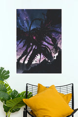 Poster Valley The Astral Devourer – Dark Cosmic Monster Fantasy Wall Poster (Darkness poster)