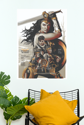 Godkiller Wonder Woman Wall Art Poster | Premium Superhero Movie Inspired Paper & Canvas Print (DC poster)