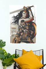 Godkiller Wonder Woman Wall Art Poster | Premium Superhero Movie Inspired Paper & Canvas Print (DC poster)