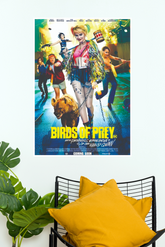 Harley Quinn: Birds of Prey Movie Poster | Premium Paper & Canvas Wall Art Print (DC poster)
