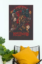 Hellboy II: The Golden Army Movie Poster | Premium Wall Art Print (DC poster)