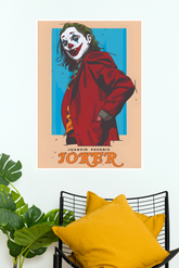 Joaquin Phoenix Joker Movie Poster | Premium Wall Art Print (DC poster)