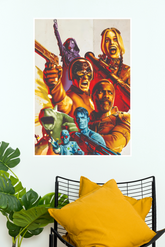The Suicide Squad (2021) Action Movie Collage Paper Poster | DC Supervillains Wall Art (DC poster)