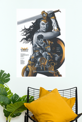 Wonder Woman Warrior of Peace Paper Poster | DC Superhero Wall Art Print (DC poster)