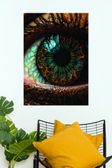 Vision Web – Colorful Human Eye Wall Poster ( Eye poster)