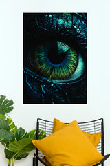 Emerald Phantom Eye Dark Fantasy Wall Art Poster ( Eye poster)