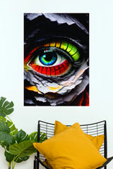 Explosions of Colors Eye Abstract Wall Art Poster ( Eye poster)