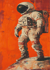 Beyond Our World Astronaut Explorer Wall Poster (Astronauts sky walker poster)