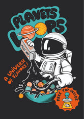 Astronaut Sky Walker Planets Pop Wall Poster (Astronauts sky walker poster)