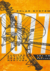Solar System 1977 Deep Space Probe Wall Poster (Astronauts sky walker poster)
