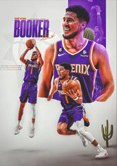 Phoenix Number 1 Basketball Superstar Collage Wall Poster (Basket ball poster)