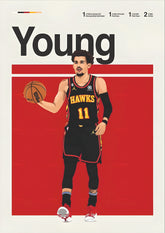Atlanta Number 11 Basketball Poster | Poster Velley (Basket ball poster)