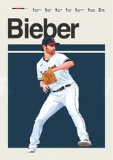 Cleveland Elite Baseball Pitcher Wall Poster (baseball poster)