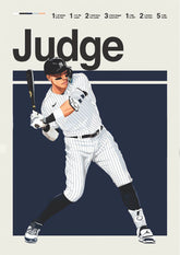 New York Number 99 Baseball Power Hitter Wall Poster (baseball poster)