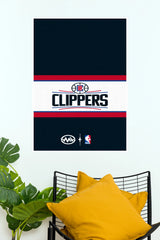 Los Angeles Clippers Basketball Logo Wall Poster (baseball poster)