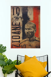 French Number 10 Football Maestro Vintage Wall Poster (Football poster)