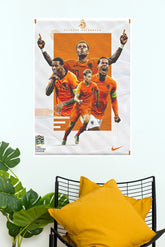 Netherlands National Football Team Orange Legends Wall Poster (Football poster)