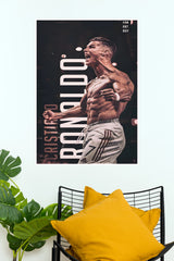 Number 7 Power Celebration Football Superstar Wall Poster (Football poster)