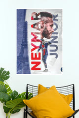 The Art of Neymar Paris Football Collage Wall Poster (Football Poster )