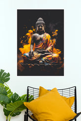 Gautam Buddha Meditation Wall Poster | Poster Velley (God Poster )