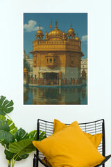 Golden Temple Amritsar – Harmandir Sahib Heritage Wall Poster (God Poster )