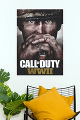 Call of Duty WWII Soldier Dog Tags Art Poster (Game Posters)