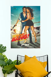 Bang Bang Movie Poster | Bollywood Action Thriller Film Wall Poster Print (Bollywood Poster)