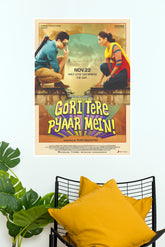 Gori Tere Pyaar Mein – Bollywood Romantic Comedy Movie Wall Poster (Bollywood Poster)