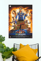 Happy New Year – Bollywood Action Comedy Movie Wall Poster (Bollywood Poster)