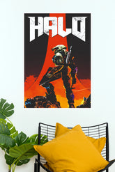 Halo Infinite Master Chief Paper Poster (Game Posters)