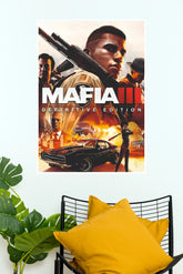 Mafia III Definitive Edition Action Paper Poster (Game Posters)