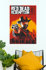Red Dead Redemption 2 Arthur Morgan Western Paper Poster ( Game Posters)