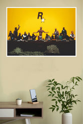 Rockstar Games Last Supper Gaming Poster (Game Posters)
