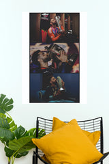 Virat Kohli Trophy Kiss Montage Paper Poster (Cricket Poster)