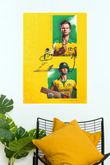 Steve Smith Australia Cricket Paper Poster (Cricket Posters)