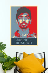 Jasprit Bumrah Pop Art Poster (Cricket Posters)